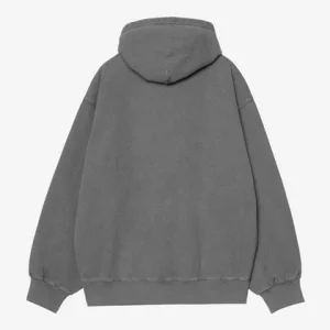 Hooded Vista Sweatshirt Black (Garment Dyed)