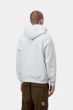 Hooded Bumper Sticker Sweatshirt Ash Heather