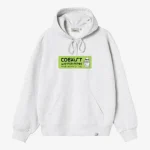Hooded Bumper Sticker Sweatshirt Ash Heather