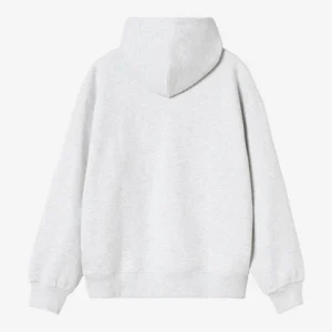 Hooded Bumper Sticker Sweatshirt Ash Heather